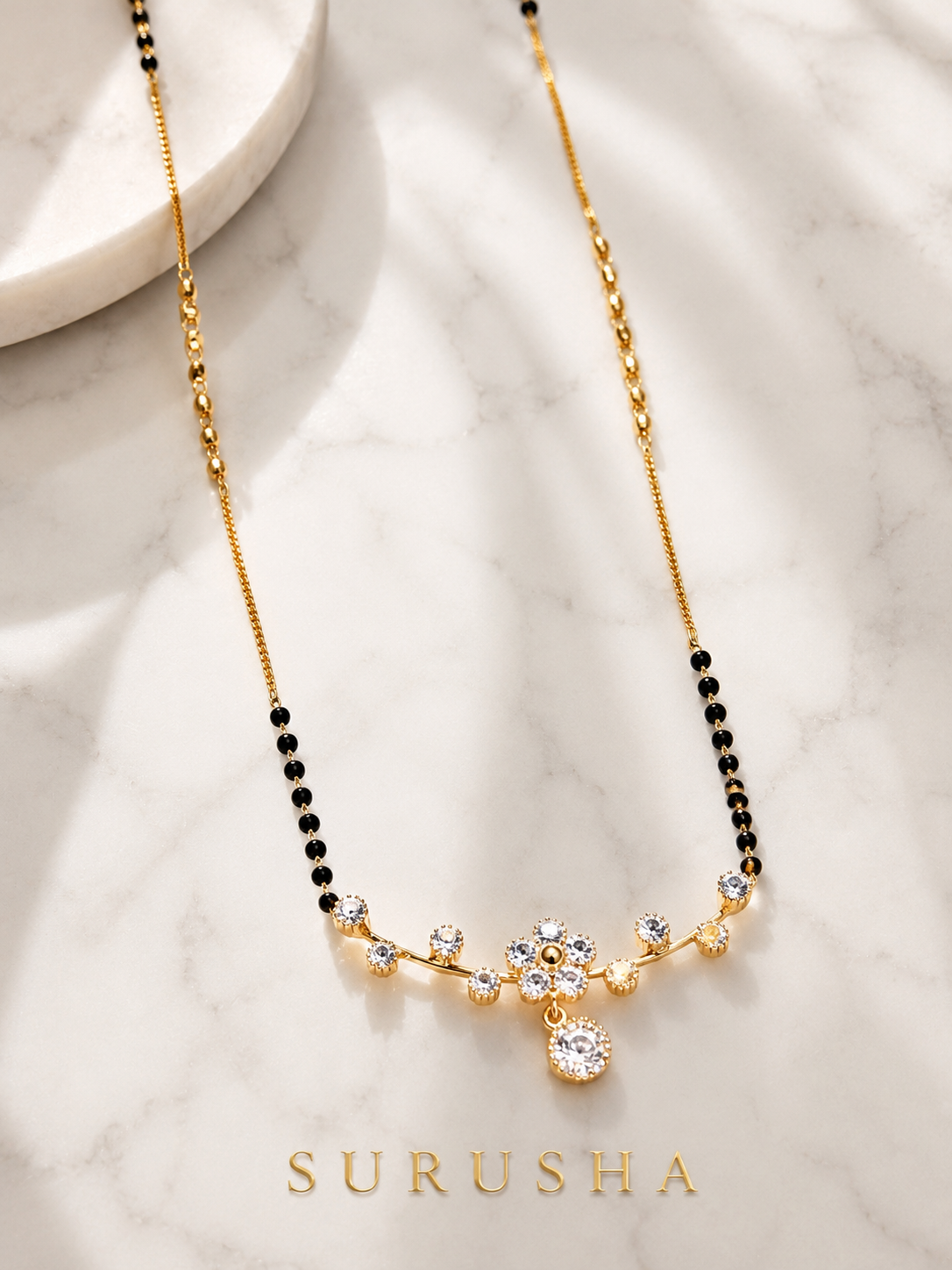 Floral Elegance Mangalsutra