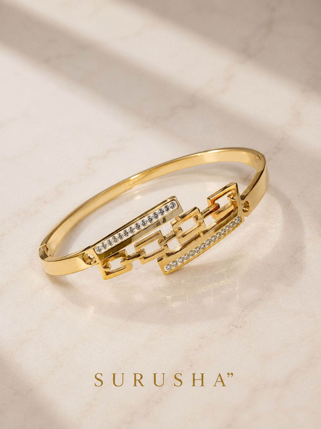 Surusha Diamond-Studded Kada