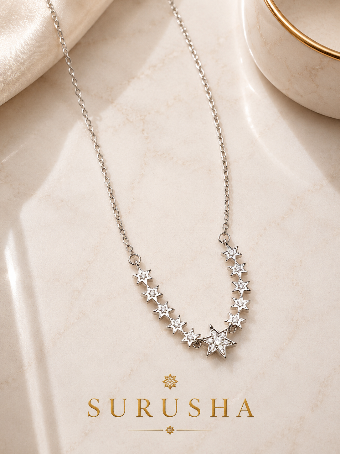 Silver Star Chain – Celestial Everyday Style