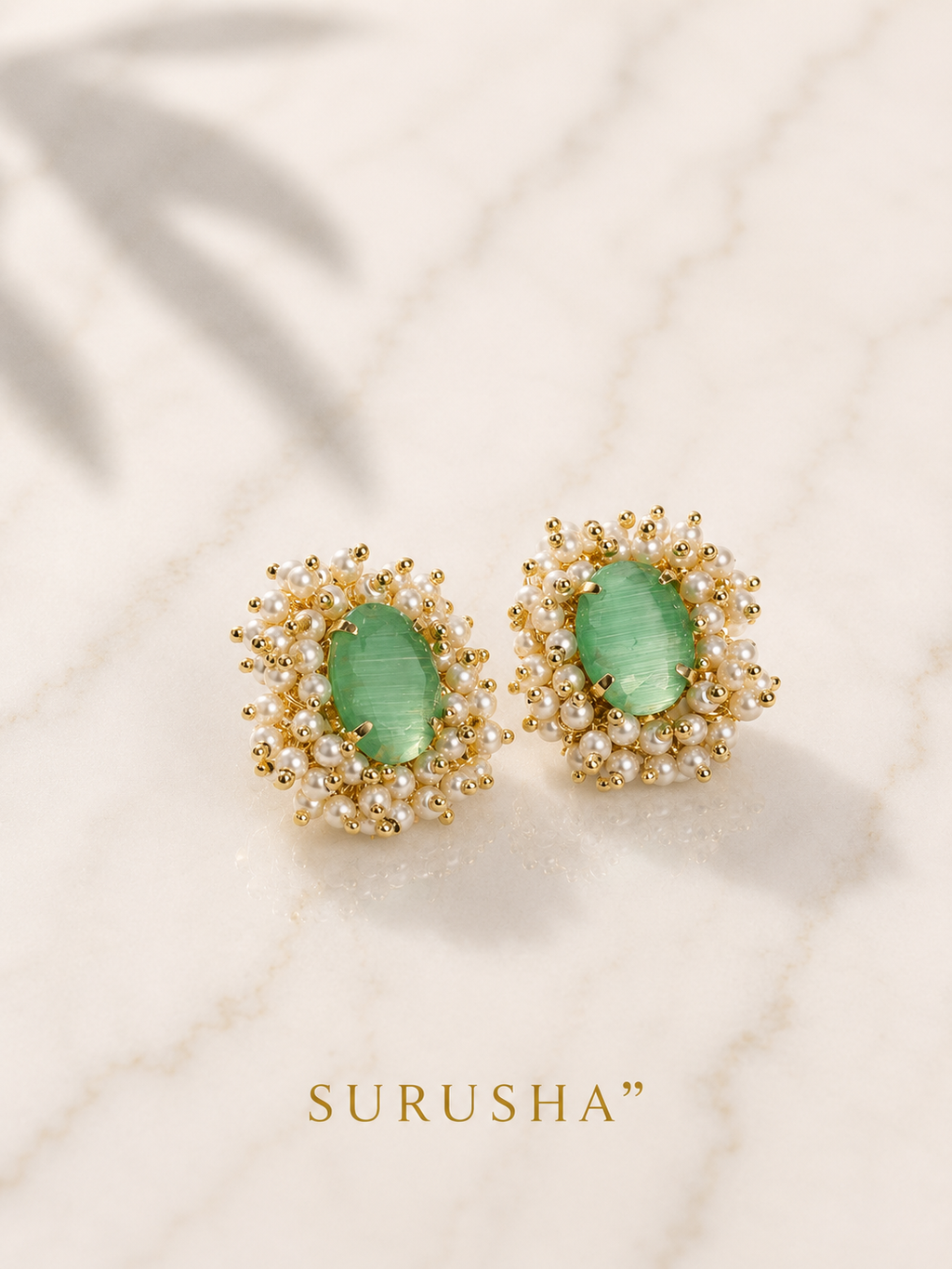 Classic Halo Stud Earings