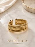 Surusha Ribbed Cuff Kada